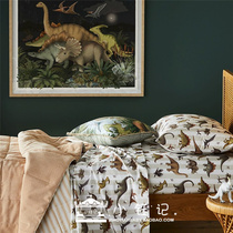 Xiao Yu Ji Australian adairs childrens bedding sheets bed hats wrist Dragon Stegosaurus Triceratops dinosaur