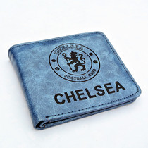 Chelsea fan supplies souvenirs Chelsea fan wallet Chelsea retro leather wallet