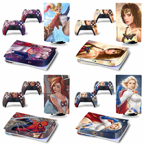 PS5 Game Console Stickers Film Superwoman Clown Wonder Woman ps5 console stickers Handle stickers Scratch-resistant