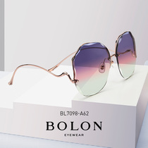 Tyrant Sunglasses Lady 2022 New Glasses Tea Color Gradient uv400 Advanced Sens Sunglasses BL7098
