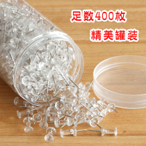 Transparent I-shaped nail creative kindergarten decoration Photo Wall special art Nail Box 400 pushpins