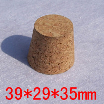Large caliber cork stopper wine cork glass bottle ceramic bottle pudding bottle sealing jar cap 39*29 * 35mm