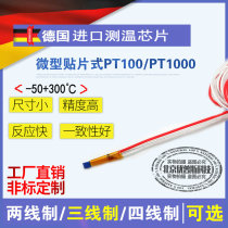 Patch temperature sensor PT100 platinum thermal resistance German temperature sensor PT1000 miniature bare probe