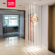 Entrance cabinet Simple art Modern room hall cabinet double-sided partition decorative assembly Wooden craft home screen
