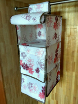 Oxford Cloth Containing Hanging Bag With Curtain Dust-Proof Full Board Upright Dorm Wardrobe Closet Closet Storage Finishing Hanging Bag