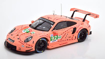 IXO Porsche Racing Model RSR #92 70th Anniversary Pink Pig 2018 Le Mans Championship Car 1:18