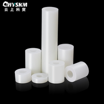 Nylon isolation column M3 round plastic hollow straight-through column Cushion support spacer column ABS washer insulation sleeve