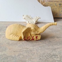 Yongshun sandstone fountain sandstone relief round carving garden club courtyard stone carving community decorative water spray elephant