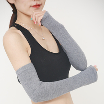 Spring autumn pure cotton linen protection elbow arm anti-cold and warm lengthened wrist-protection false sleeves male and female air conditioning house armguard sleeve