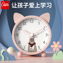 Kangba small alarm clock students use boys and girls cartoon children get up artifact silent alarm bedroom bedside table