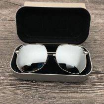 William Chan with sunglasses male tide big face male driver driving special anti-UV polarized sunglasses female