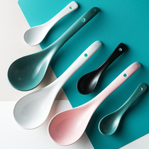 Nordic ceramic small spoon small soup spoon large soup spoon big rice spoon table spoon home large Margo spoon small spoon spoon