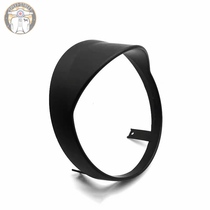 Vespa retrofit GTS300 new long tie front headlights frame large lampshade peak fog black retrofit light frame