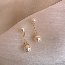 Otteryce guest for withdrawal of the cupboard clearance clear cabin 18K gold pearl earrings Jewelry Outlets Stray suear nail accessories