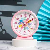 Learning early childhood special alarm clock for children cute girl students use desktop clock bedside clock boy get up artifact