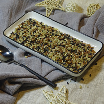 Farmhouse Miscellaneous grain three-color brown rice containing Li Mai 500g small bag without adding coarse grain germ brown rice fitness staple food