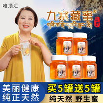 TV with the same section only Dinghui Jiuzhai hidden honey hidden secret Only Dinghui hive bee honey pure natural wild Fang Qingzhuo