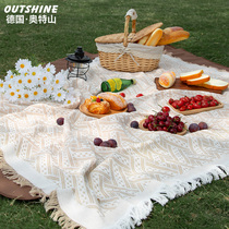 Otzan Outdoor Picnic Cushion Anti-Damp Cushion Thickened Ground Mat Portable Camping Spring Mat Picnic Cloth Suburban Lawn