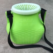 New fish basket plastic thickened fish rice eel crab Loach crayfish fishing seafood fishing gear back basket fish bucket