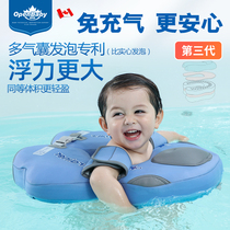 Baby inflatable swimming ring baby sitting ring seat ring armpit baby home Bath ring newborn anti-rollover