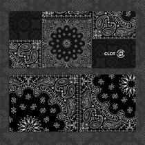 Dark flower personality Tide brand flower Flower big mouse pad lock edge student computer keyboard table pad game anti-slip pad