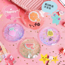 (Can be used repeatedly) Summer mobile phone cooling ice pack portable cold ice pack cartoon fruit refrigerated ice treasure