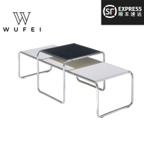 Nordic simple coffee table restaurant coffee table side stainless steel rack small apartment large apartment table