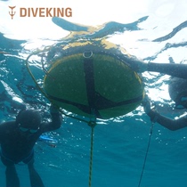 DIVEKING new free diving safety floating ball sea training buoy sea surface logo one-way inflatable