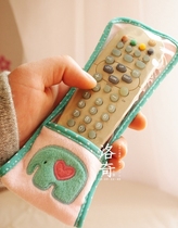 58) Cartoon Panda Elephant Korean Fabric Remote Control Cover TV Remote Control Set Big and Small Number