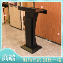  Sales floor welcome paint square reception consultation meeting room 4s Restaurant podium Black hotel table speech