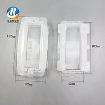 Specializing in the production of plastic buckle hand corrugated box portable buckle honeycomb board buckle hand dustproof carton hand handle buckle in stock