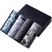 Ice silk men's underwear men's summer thin breathable boxer shorts large size pants boxer head