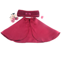 Cui Ya beauty kit Turban collar Red set Beauty turban hair band Mask hair band