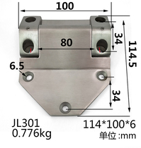  304 stainless steel hinge Heavy machinery and equipment door hinge Large heavy door hinge increased and thickened