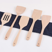 Original Wood unlacquered wooden shovel wooden spoon non-stick pot special spatula long handle soup spoon kitchenware set