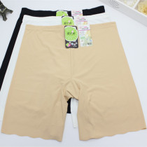 Summer Lotus Safety Pants Anti-Walking Light Women Beat Bottom Ice Silk No Marks Summer Thin Speed Dry Cotton Crotch Big Code Gats Insurance Pants