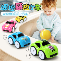 Childrens gesture sensing electric remote control car toy 3-year-old boy 4 small mini charging deformation girl