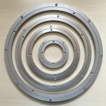 Non-slip aluminum alloy dining table turntable Glass turntable base bearing round table universal turntable 16 inch 390MM