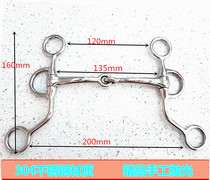 Factory direct stainless steel British mouth Saddle accessories horse chew horse chewing armature horse equipment