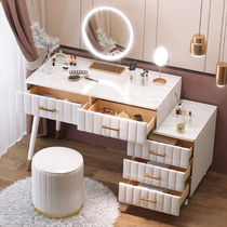 Dressing table Bedroom simple modern Nordic light luxury dressing table storage cabinet one 2021 new makeup table