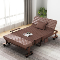 Folding bed single portable simple bed nap folding bed home recliner folding office lunch break folding bed