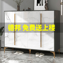 Light luxury shoe cabinet home door simple modern door entrance door entrance cabinet locker small house 2021 explosion