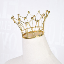 Model head cover replacement accessories Clothing store dummy props Head pineapple flower head Gold silver screw crown head