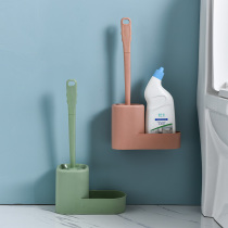 Household toilet brush set creative non-perforated toilet wash toilet brush new long handle no dead corner cleaning brush