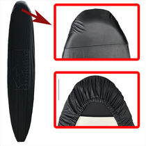 FUNKTION thickened round head short board cover BLACK and cyan Suitable for 80-100 surfboards
