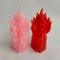 Factory supply styling candles Red Yellow Black Pink Gold various shaped candle styles can be customized