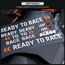 Hongming Yitai KTM motorcycle helmet decal RC390duke250390790 new reflective sticker