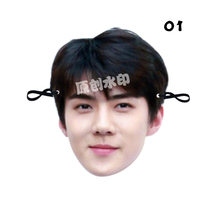 Wu Shixun Park Can lie funny funny funny mask April Fools Day company party birthday gift