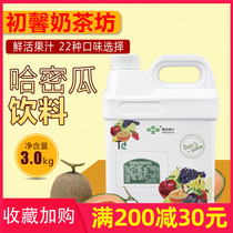 Fresh Cantaloupe Juice Concentrated Flavor Juice High Hami Melon Juice Concentrated Juice 3kg