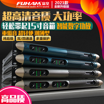 Digital power amplifier high-power Professional four-channel pure post-class home stage subwoofer amplifier audio set